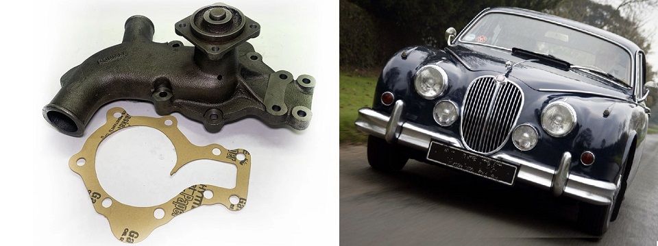 WATER PUMP (Jaguar 240 340 Saloon) (2.4 & 3.4 Litre) (1967- 69) 